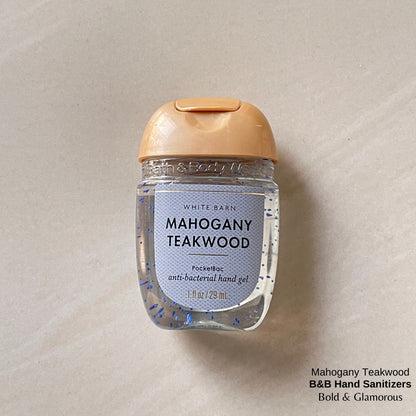Bath and Body Works Hand Sanitizers | Mahogany Teakwod