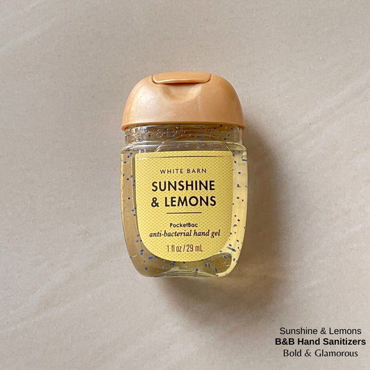Bath and Body Works Hand Sanitizers | Sunshine & Lemons (NEW)