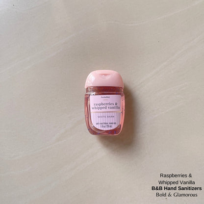 Bath and Body Works Hand Sanitizers | Raspberries & Whipped Vanilla