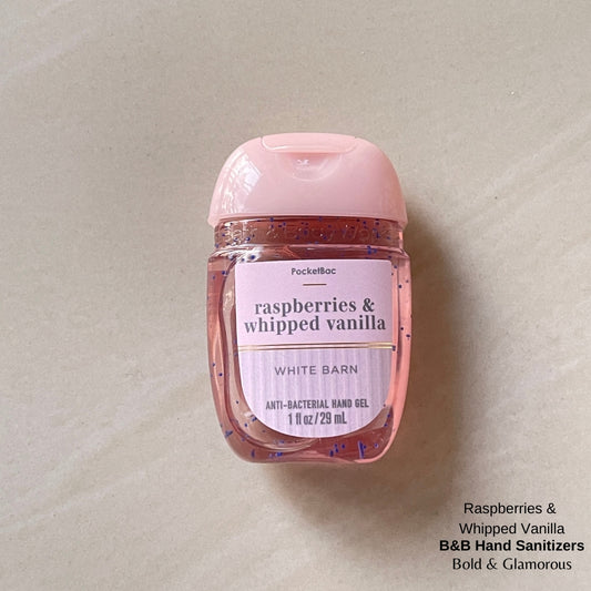Bath and Body Works Hand Sanitizers | Raspberries & Whipped Vanilla