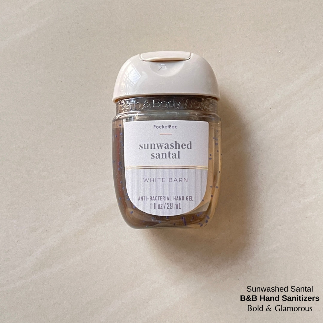Bath and Body Works Hand Sanitizers | Sunwashed Santal