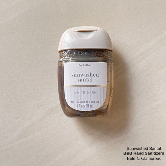 Bath and Body Works Hand Sanitizers | Sunwashed Santal