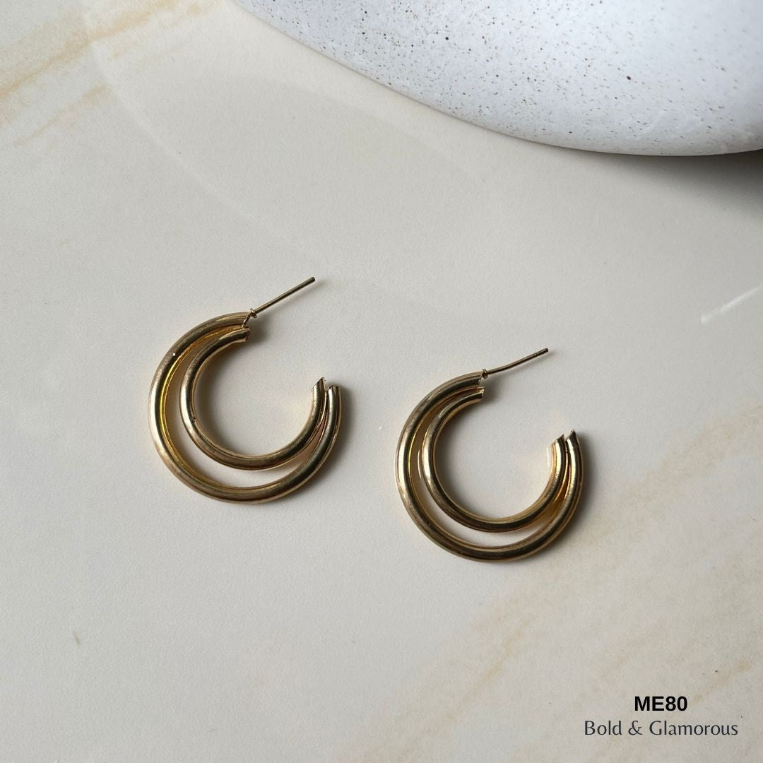 Half Hoop Earring | ME80 | Yvette
