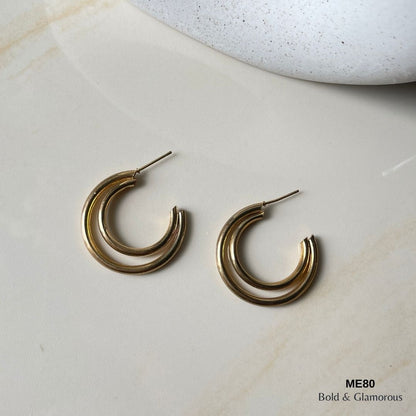 Half Hoop Earring | ME80 | Yvette