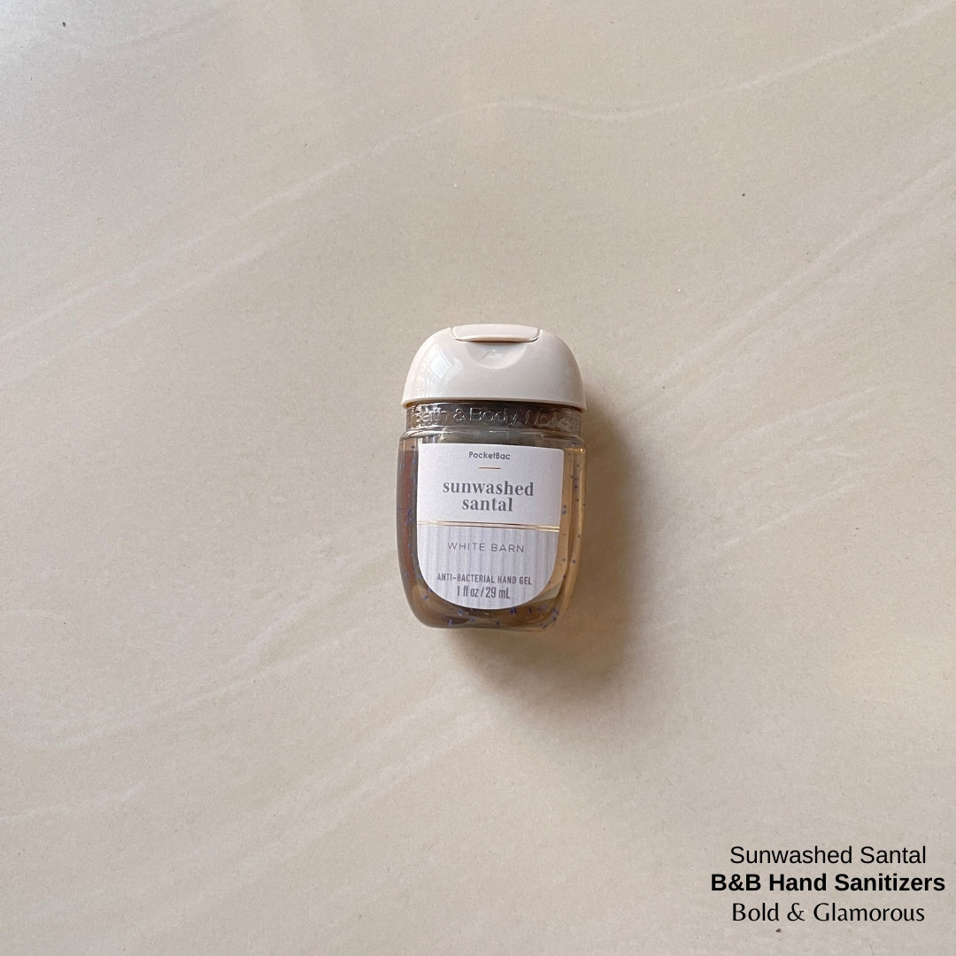 Bath and Body Works Hand Sanitizers | Sunwashed Santal