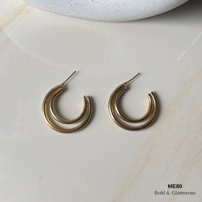 Half Hoop Earring | ME80 | Yvette