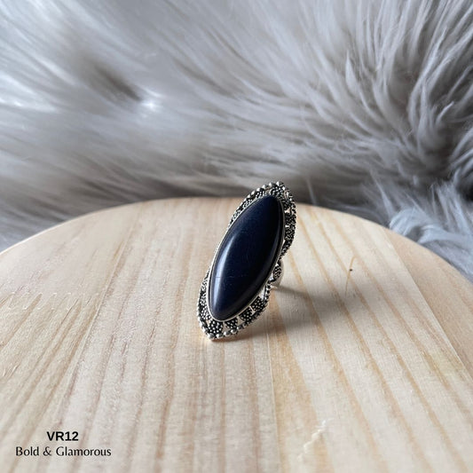 Vintage Ring | VR12 | Black