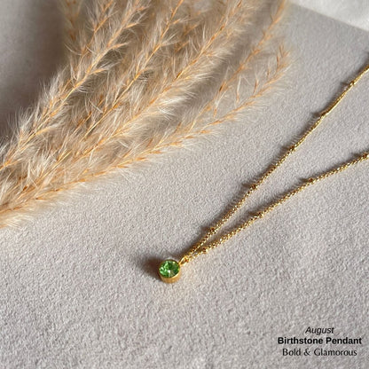 Necklace | SN95 | Birthstone | August