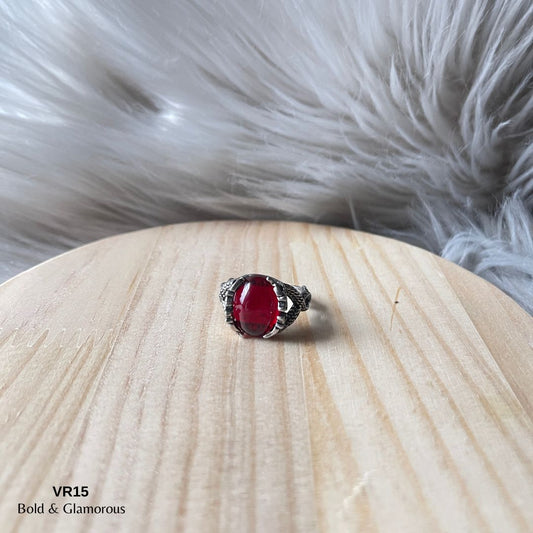 Vintage Ring | VR15 | Blood Red
