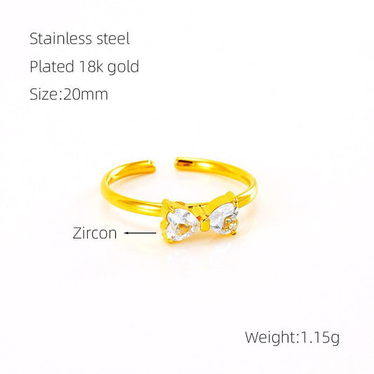 Stone Ring | SR259 | Gold