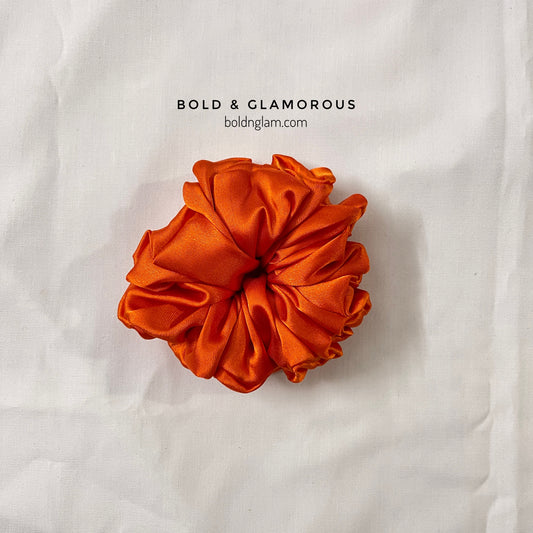 Japanese Silk Scrunchies #11 Orange