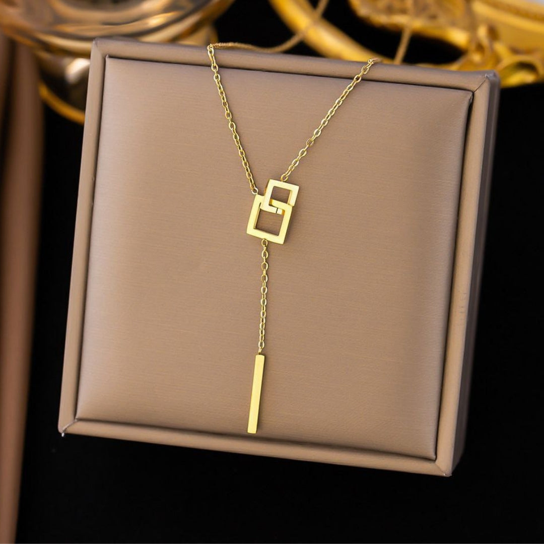 Necklace | SN230 | Geometric Tassel