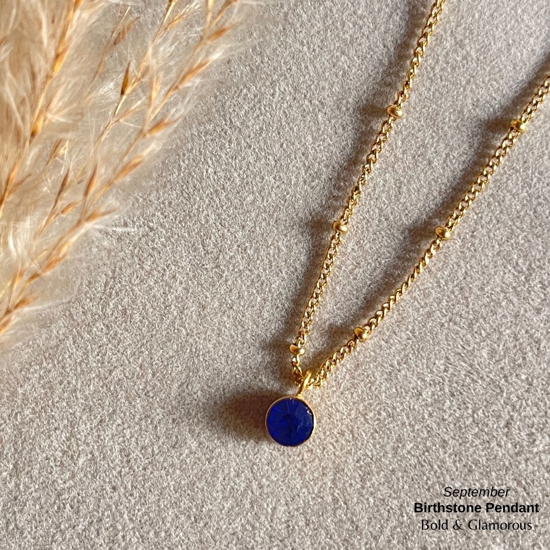 Necklace | SN95 | Birthstone | September