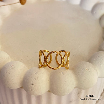 Statement Ring | SR133 | Gold