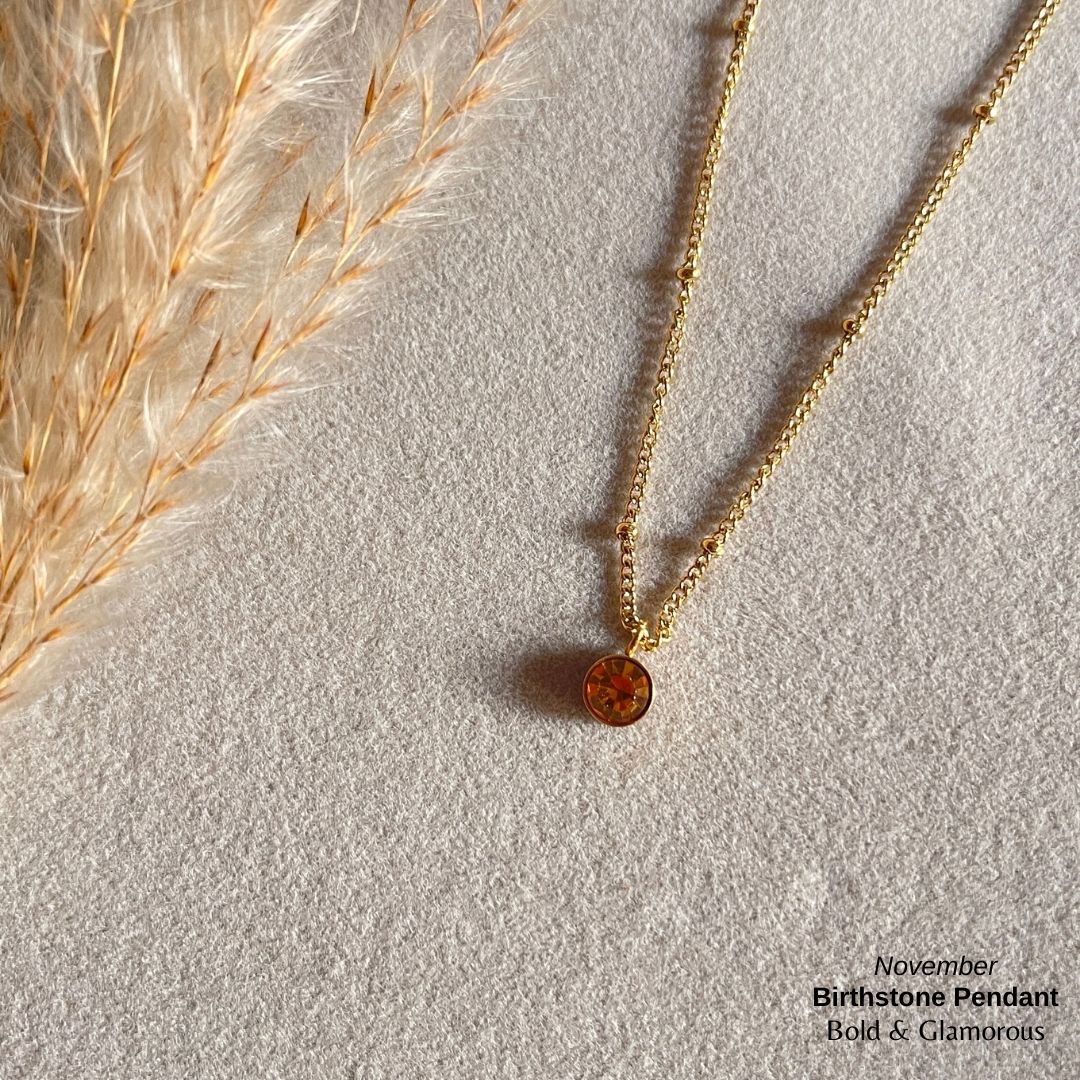 Necklace | SN95 | Birthstone | November