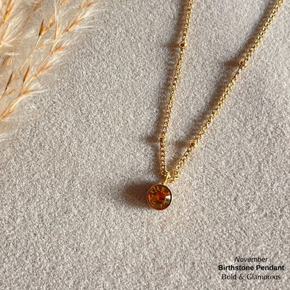 Necklace | SN95 | Birthstone | November