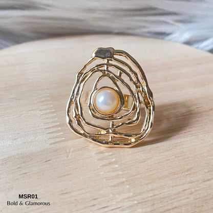 Statement Ring | MSR01 | Gold