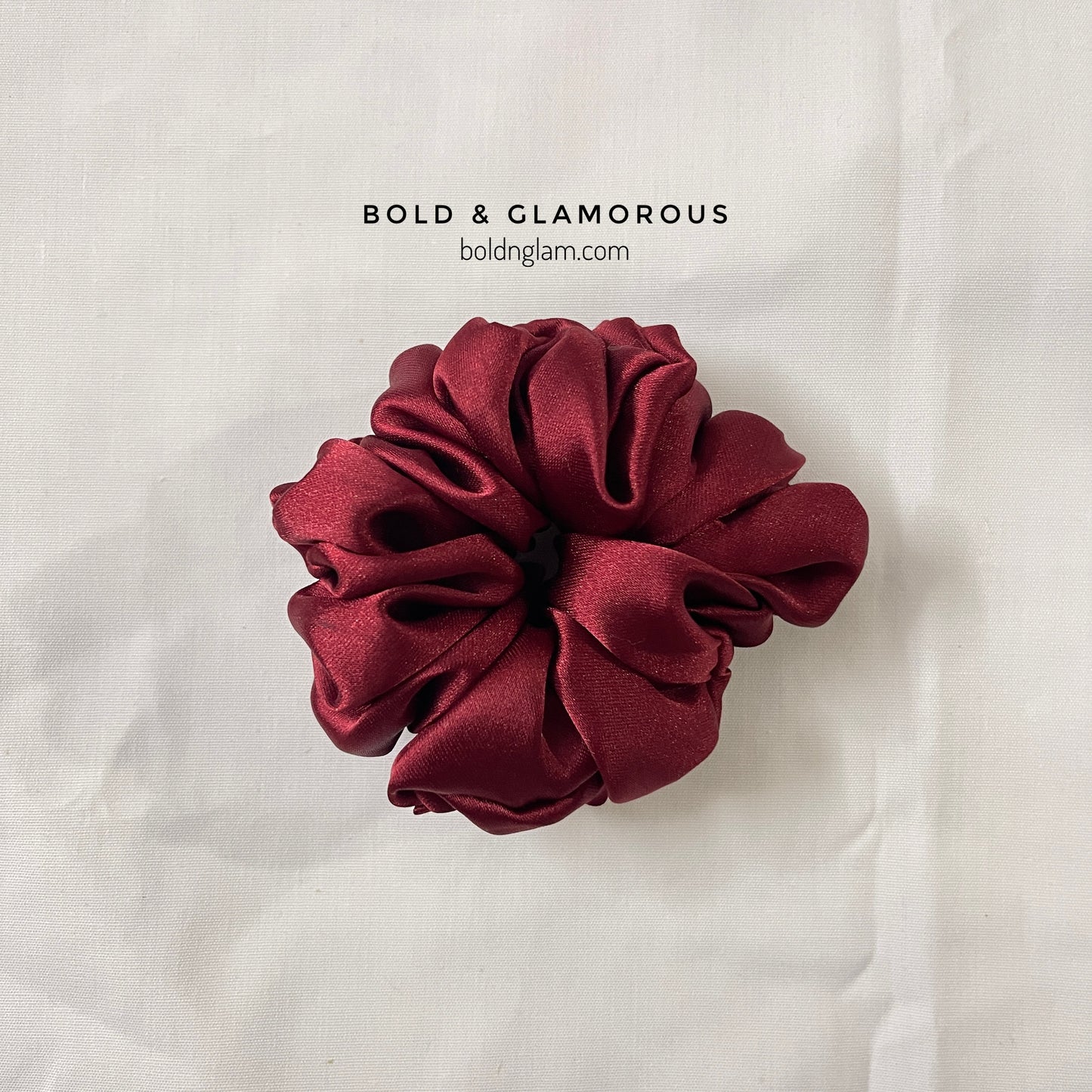 Japanese Silk Scrunchies #4 Wine
