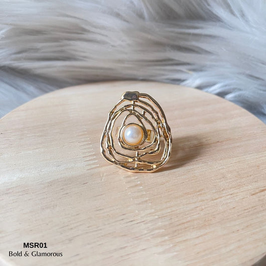 Statement Ring | MSR01 | Gold