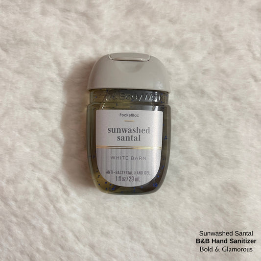 Bath and Body Works Hand Sanitizers | Sunwashed Santal