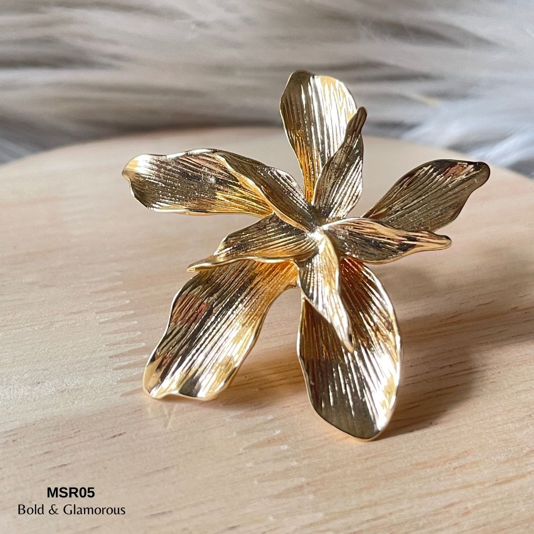 Statement Ring | MSR05 | Gold