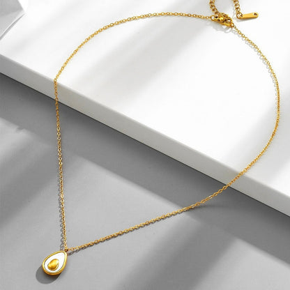 Necklace | SN206 | White Avocado