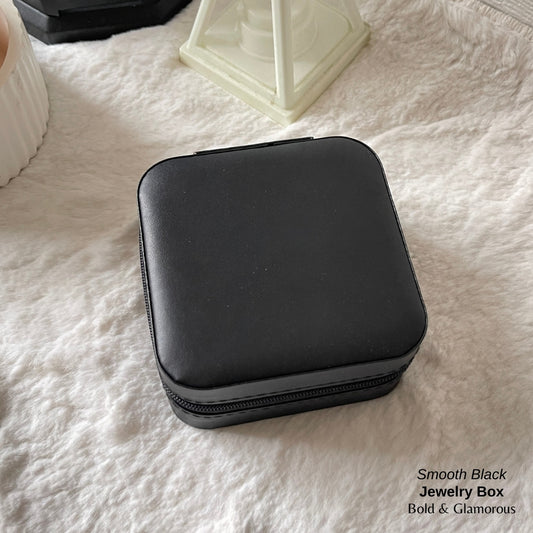Jewelry Box (Travel Size) - Smooth Black