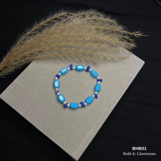 Beaded Bracelet | BHB01 | Blue