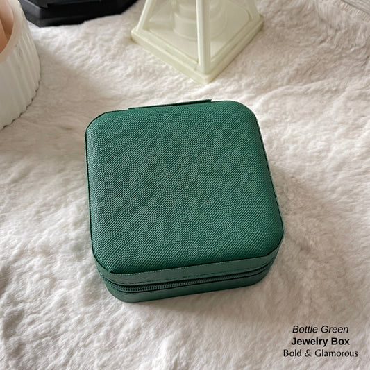 Jewelry Box (Travel Size) - Bottle Green