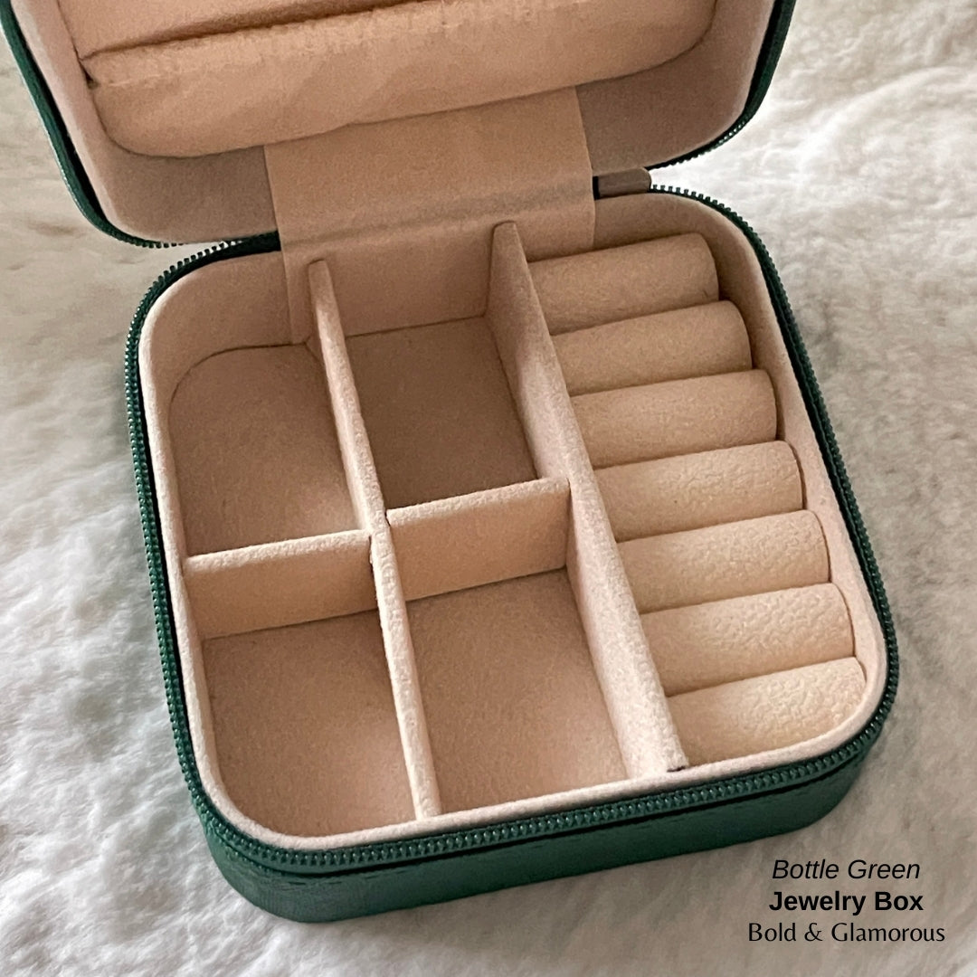 Jewelry Box (Travel Size) - Bottle Green