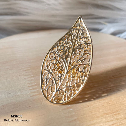 Statement Ring | MSR08 | Gold