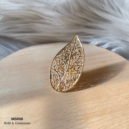 Statement Ring | MSR08 | Gold