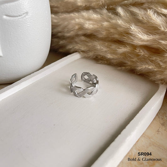 Bold Statement Ring | SR094 | Silver