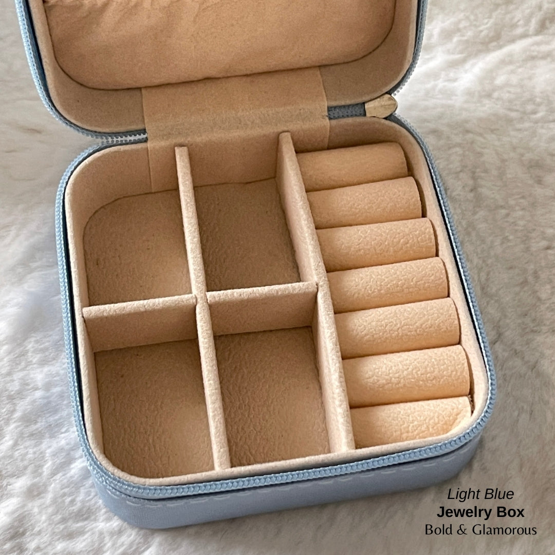Jewelry Box (Travel Size) - Light Blue