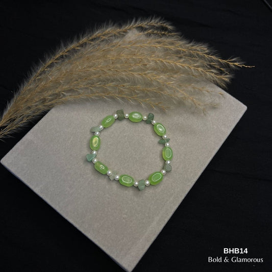 Beaded Bracelet | BHB14 | Green