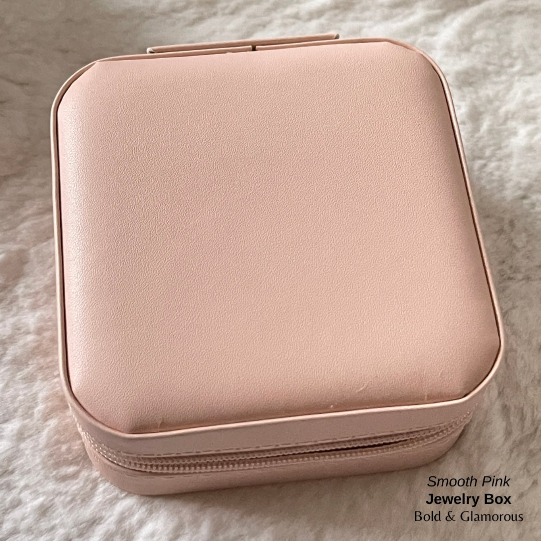 Jewelry Box (Travel Size) - Smooth Pink