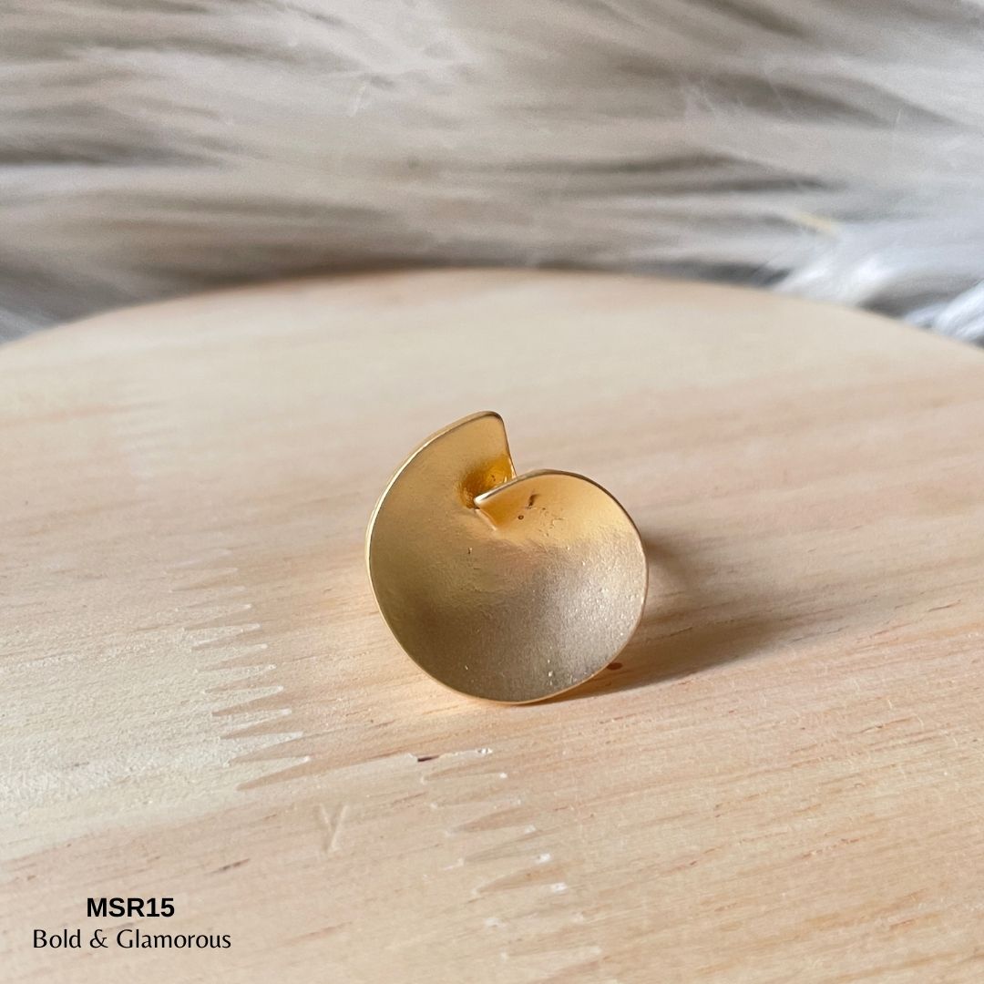 Statement Ring | MSR15 | Gold