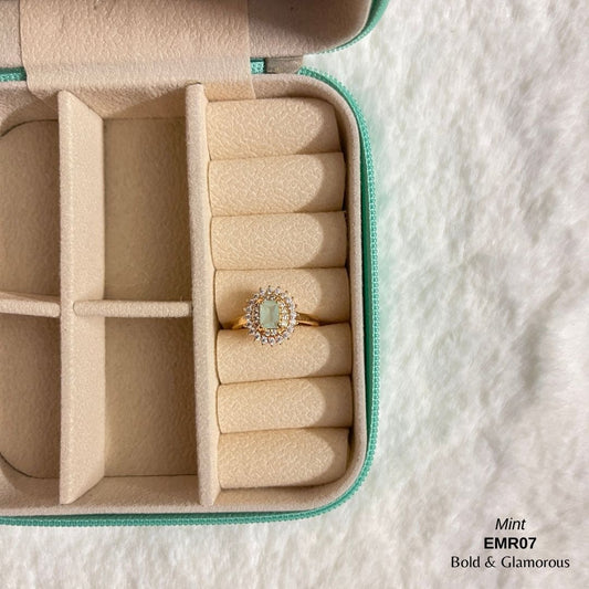 Diamond Cut Ring | EMR07 | Mint