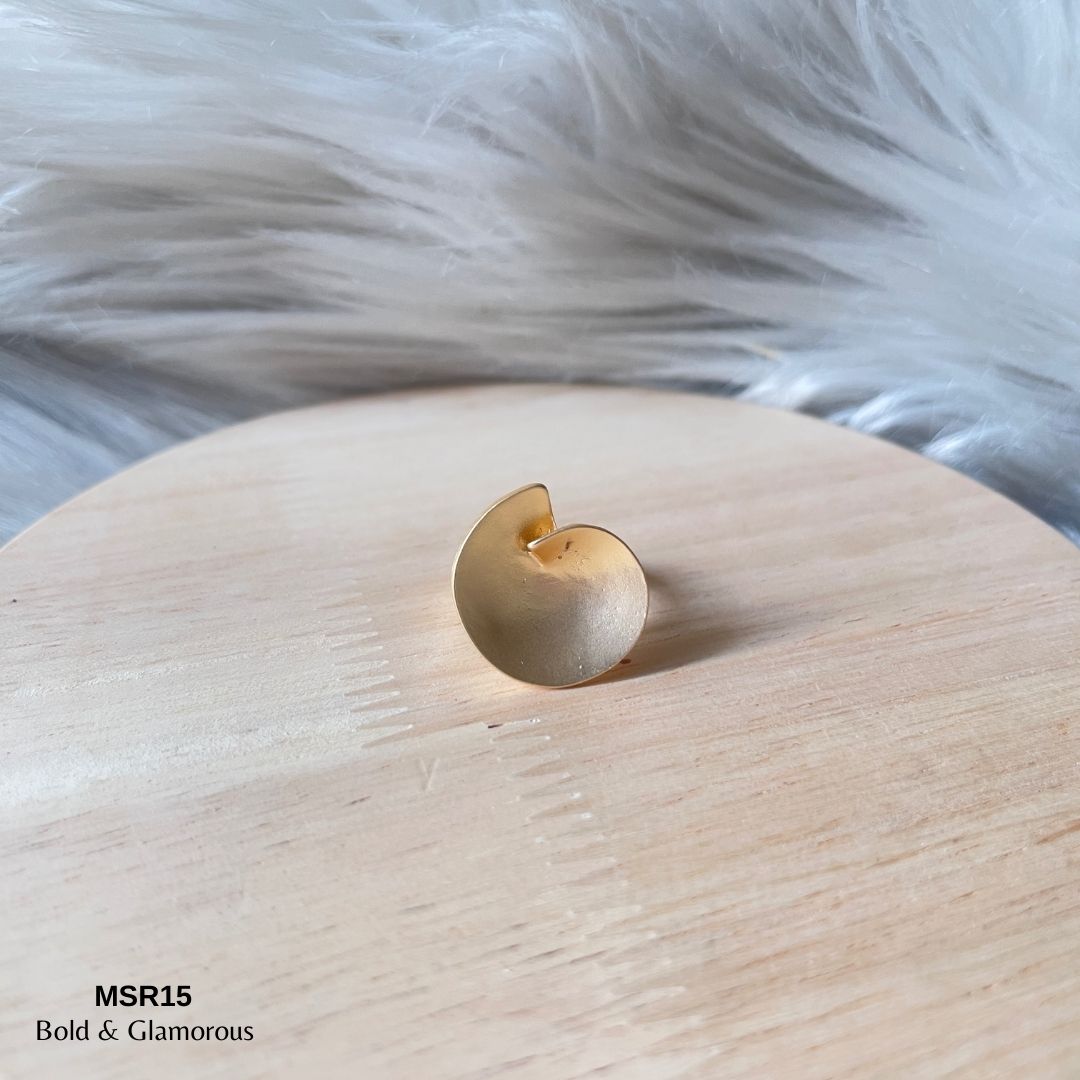 Statement Ring | MSR15 | Gold