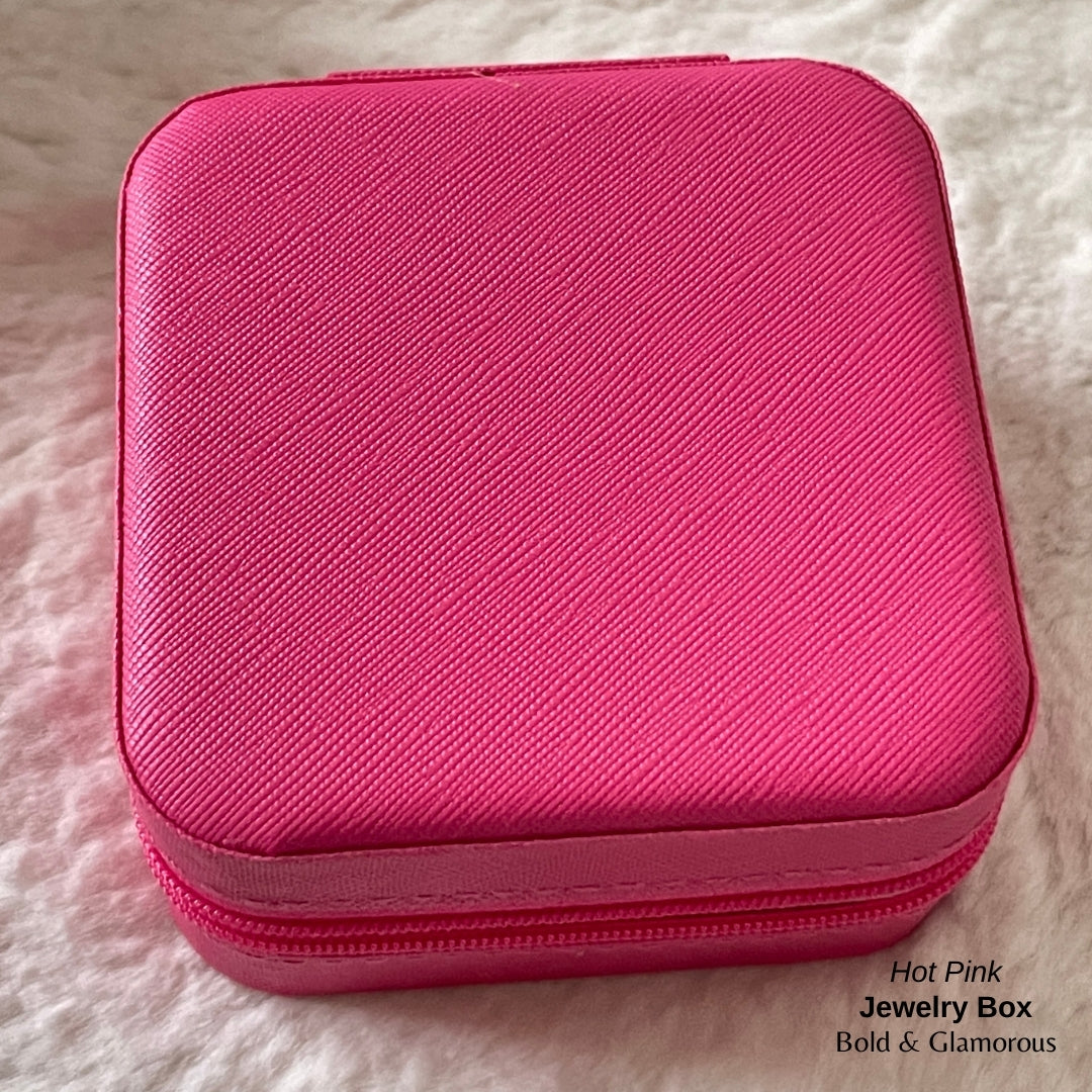 Jewelry Box (Travel Size) - Hot Pink