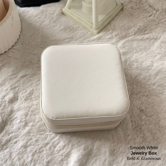 Jewelry Box (Travel Size) - Smooth White