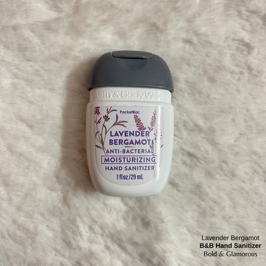 Bath and Body Works Hand Sanitizers | Lavender Bergamot