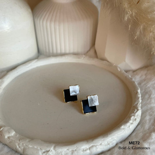 Stud Earring | ME72 | Dumas | Gold