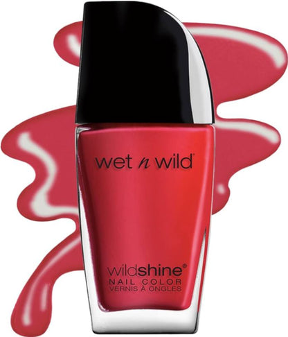 Wet n Wild Wild Shine Nail Color | Red Red