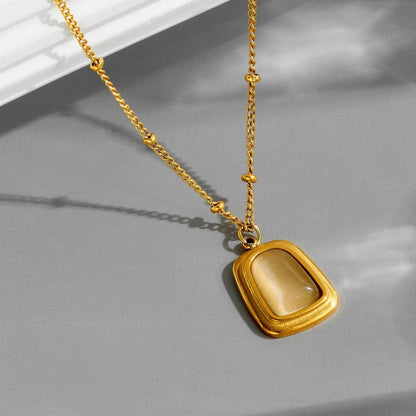 Necklace | SN225 | Opalite White Gold