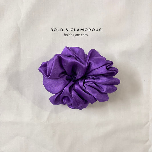 Japanese Silk Scrunchies #10 Purple