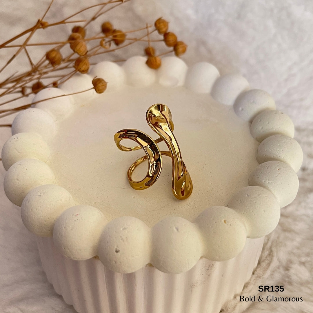 Statement Ring | SR134 | Gold