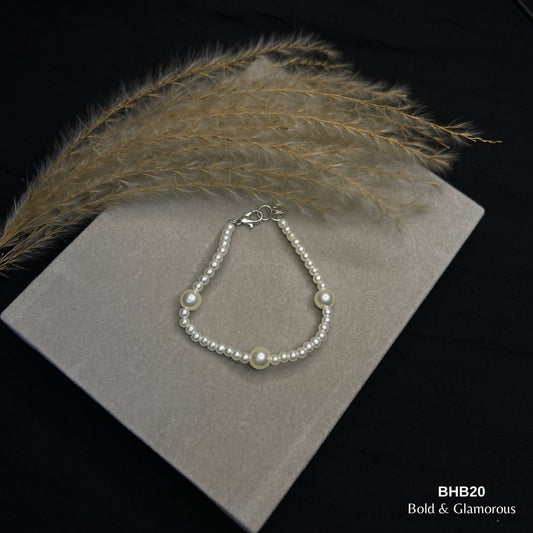 Beaded Bracelet | BHB20 | White