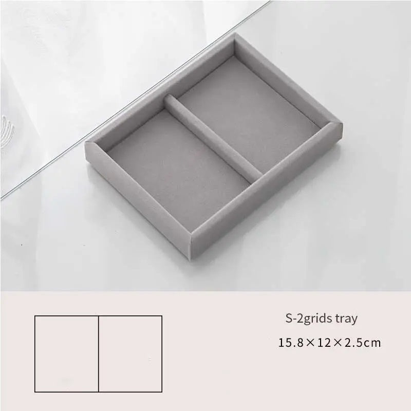 Jewelry Tray | Small | 2 Grid (Flat) Tray