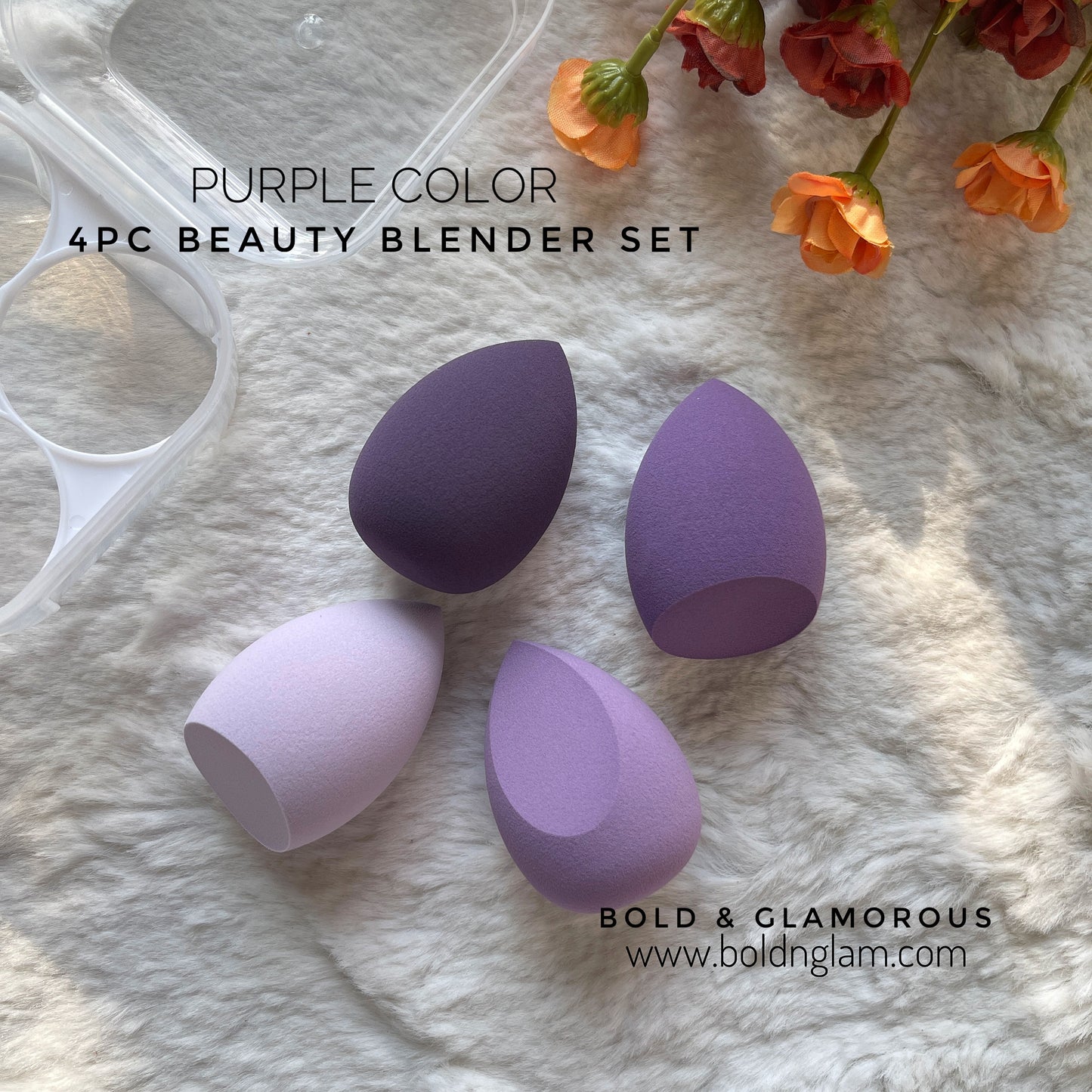 4PC Beauty Blender Set | Purple